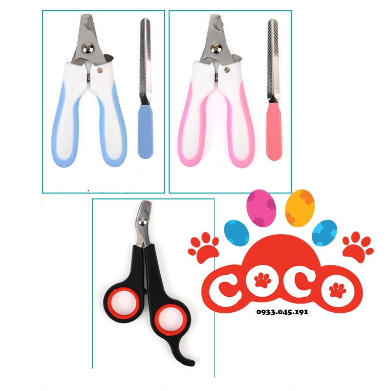 Bộ kềm cắt móng kèm giũa móng cho chó mèo - size nhỏ