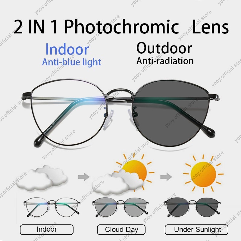 Mắt kính đổi màu chống bức xạ máy tính