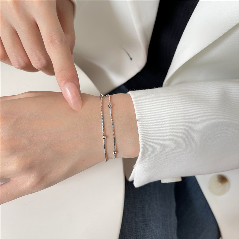 Vòng đeo tay kiểu xương rắn phong cách Hàn Quốc F446 | BigBuy360 - bigbuy360.vn