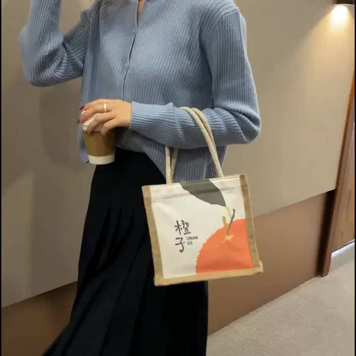 Túi cói túi tole mini đi biền đi chơi thời trang dễ thương hợp phong cách vintage | BigBuy360 - bigbuy360.vn