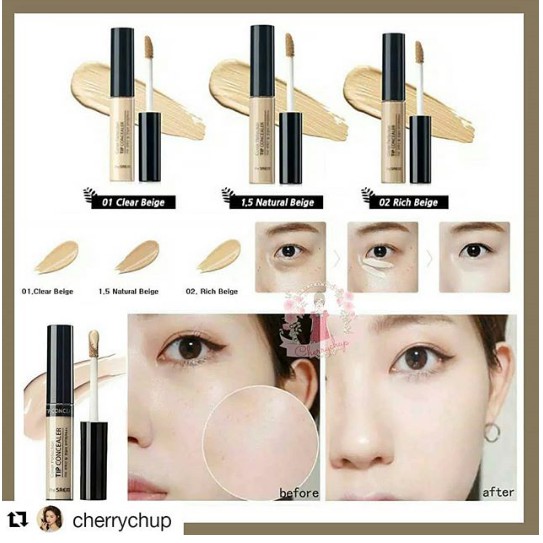 Che khuyết điểm The Saem Cover Tip Perfection Concealer | BigBuy360 - bigbuy360.vn
