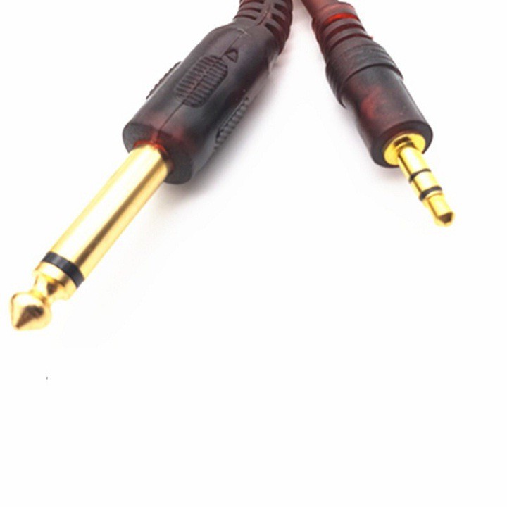 Cáp Chuyển Jack 3.5 Ra Jack 6 Ly 1.5M - Dây 3.5 Sang 6.5 T646