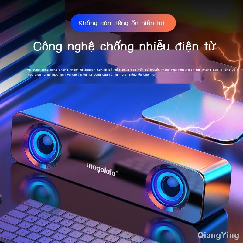 Loa Bluetooth Vi Tính, Máy Tính QY08 BASS Âm Thanh 360 Độ Nghe Nhạc, Xem Phim Cực Đã, Loa Soundbar Để Bàn