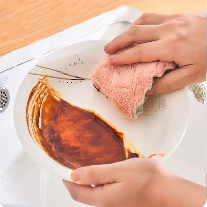 MICROFIBER 1 Khăn Lau Siêu Thấm Hút 25x15cm