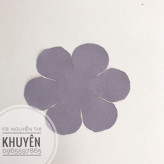 Cánh hoa lụa 6 cánh 8cm ( túi 10 c)