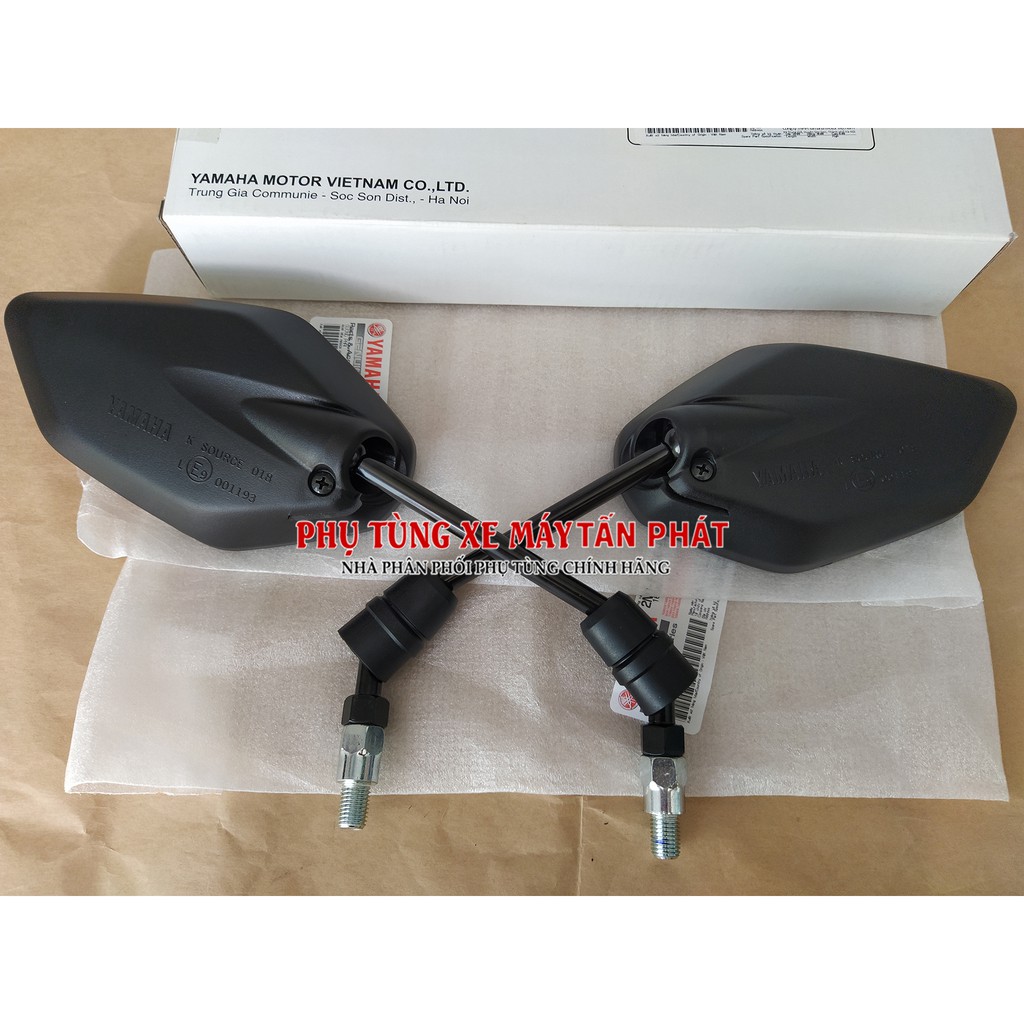 Gương Chiếu Hậu Xe Máy (Có Ốc Nối) Ex 135-150-155 exciter sirius jupiter NVX MT-15 Freego TFX Zin Chính Hãng Yamaha