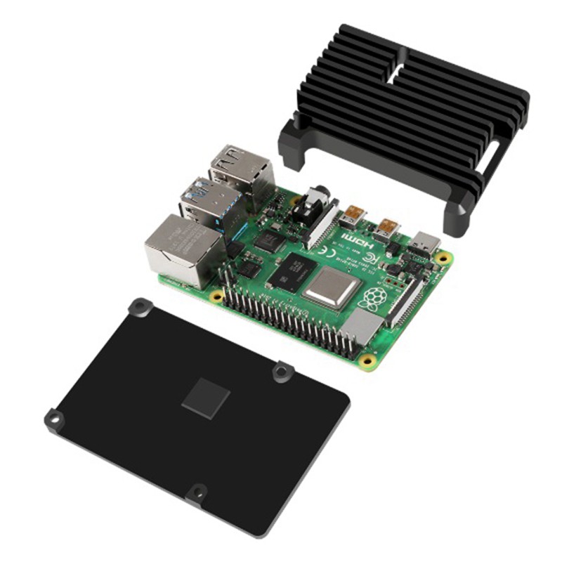 Khung Hợp Kim Nhôm Cho Raspberry Pi 4 Model B