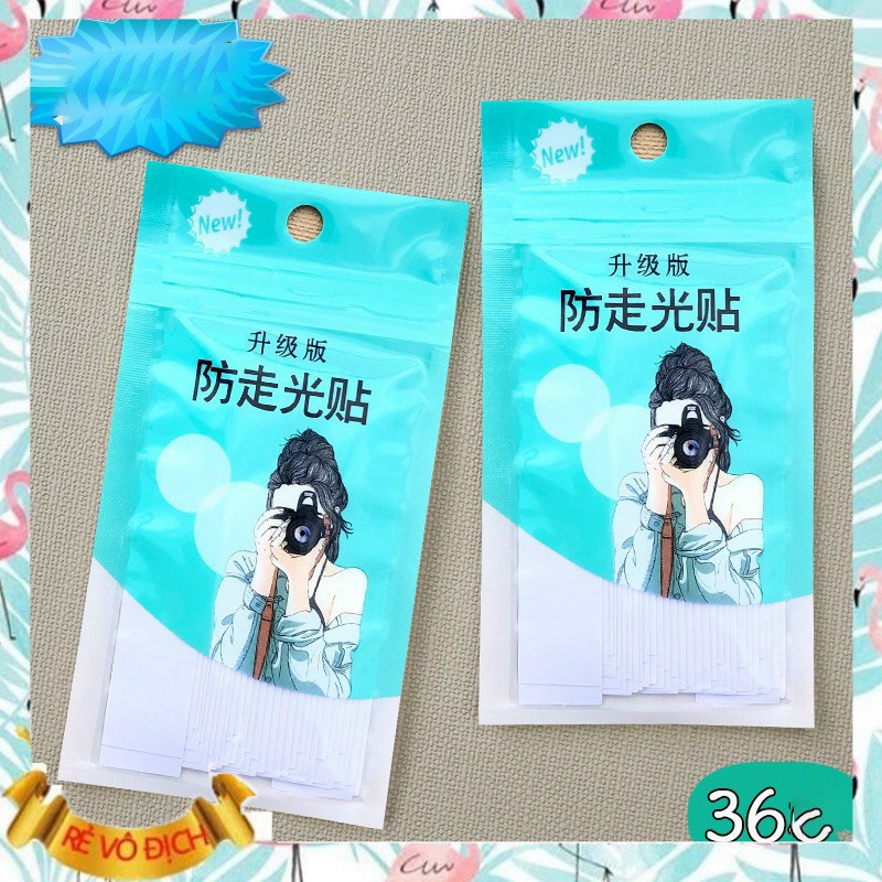 Miếng dán cố định quần áo ,set 36c băng dính thời trang chống hở áo váy sơ mi trong suốt tiện lợi