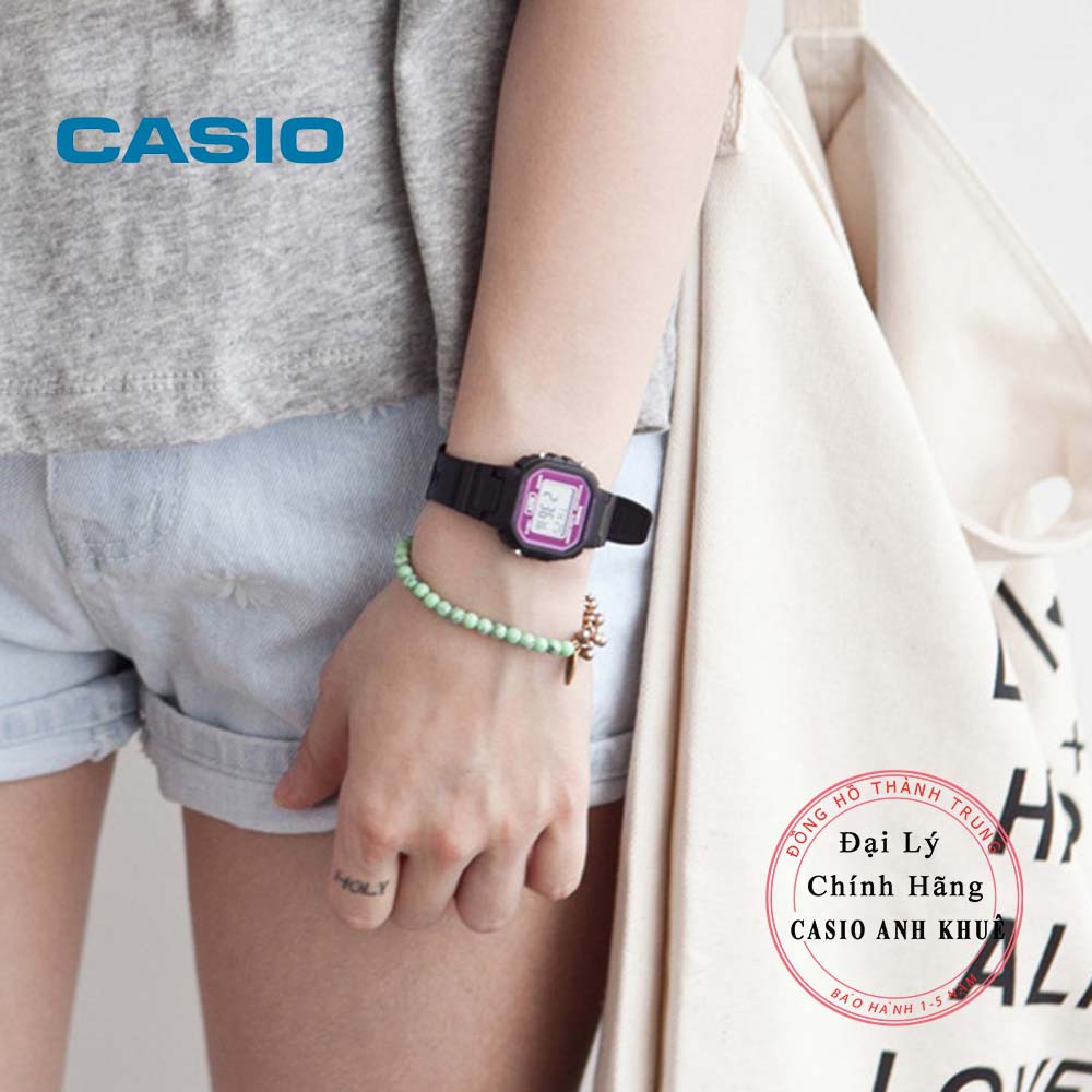 Đồng hồ điện tử nữ Casio LA-20WH-4ADF dây nhựa