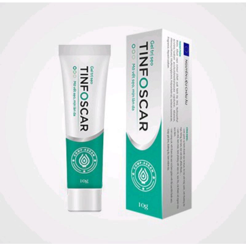Gel mờ sẹo Tinfoscar 10g giúp làm mờ sẹo dưỡng da