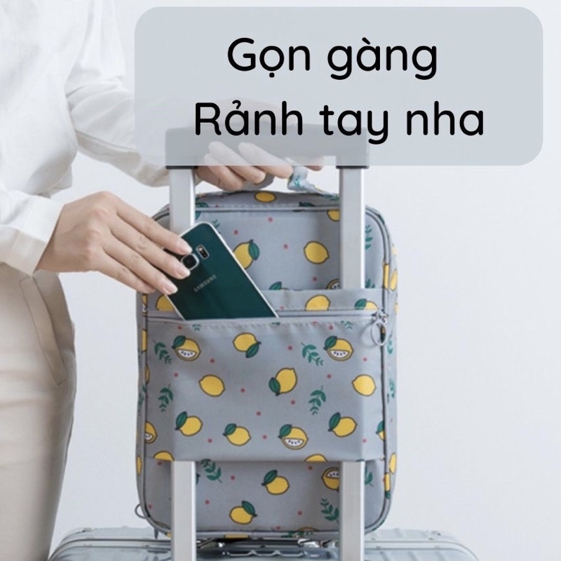 [Rẻ vô địch] Túi đựng giày dép du lịch [Hàng thanh lý xả kho] chống thấm nước, nhiều ngăn tiện lợi kèm vali