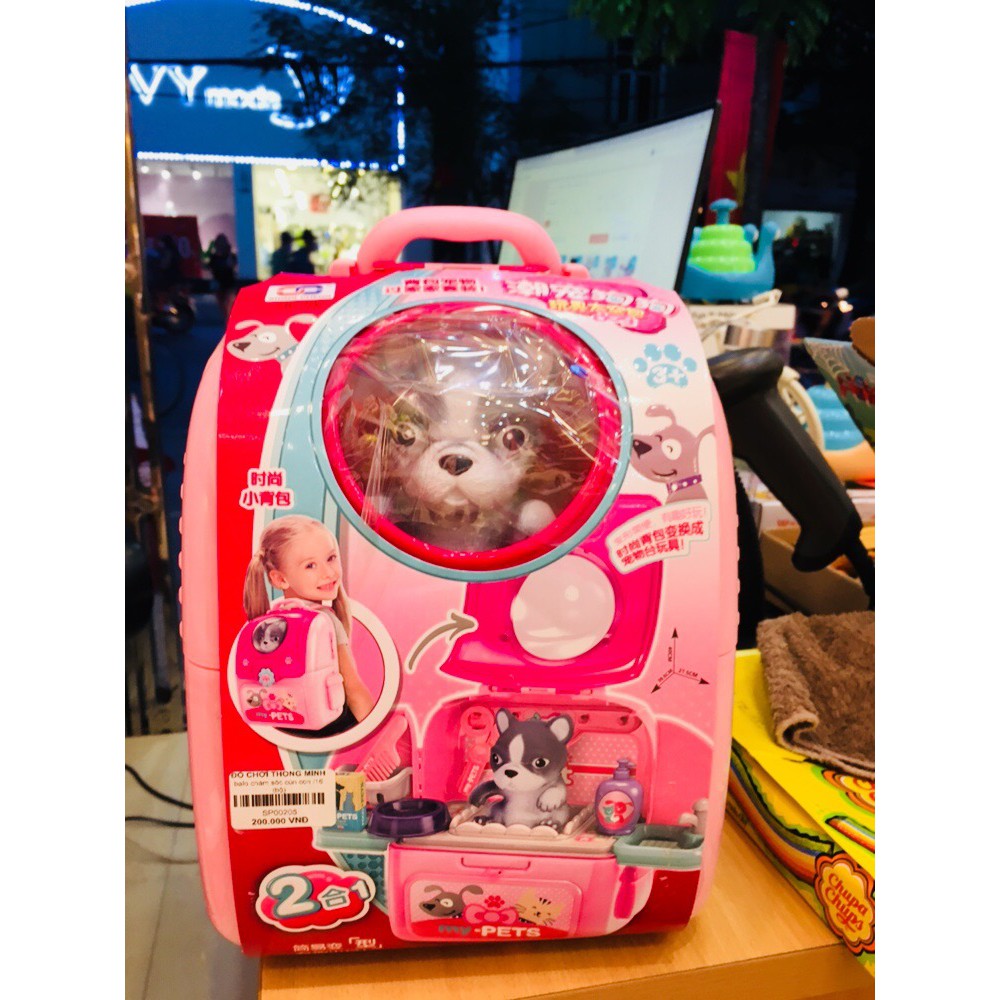 BỘ ĐỒ CHƠI BALO CHĂM SÓC THÚ CƯNG