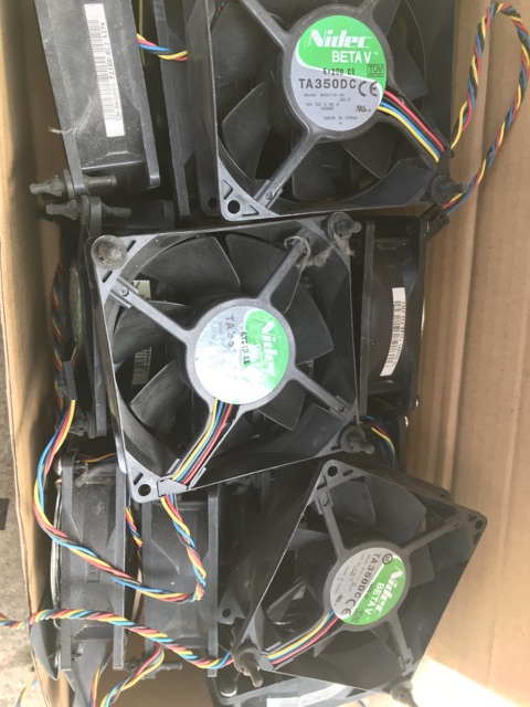 Quạt nidec,delta 12v 0.55A, 1.0A vuông 9cm mạnh mẻ ít ồn