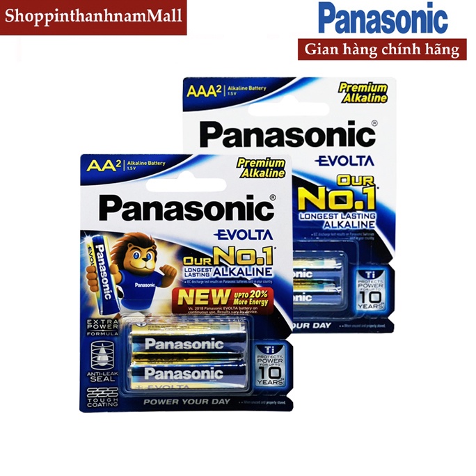 Pin Evolta Panasonic AA / AAA Chính Hãng - Loại Pin Cao Cấp Nhất