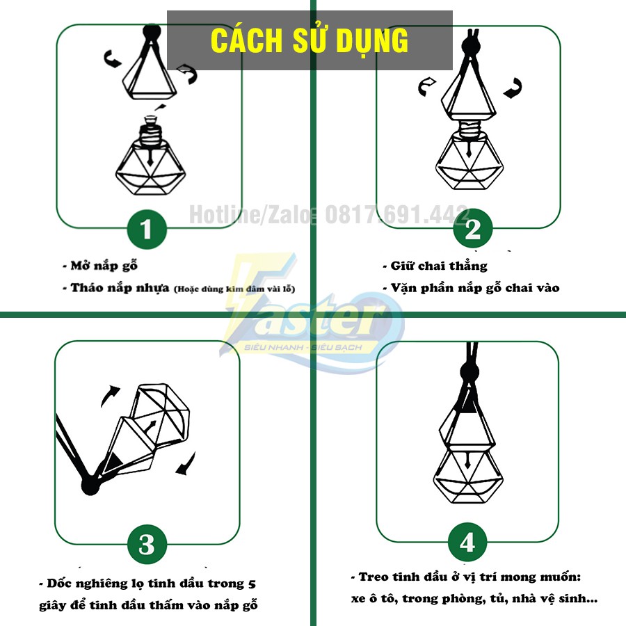 Combo 2 Tinh Dầu Thiên Nhiên: Tinh Dầu Sả Chanh Và Tinh Dầu Oải Hương Thơm Phòng, Đuổi Muỗi 10ml