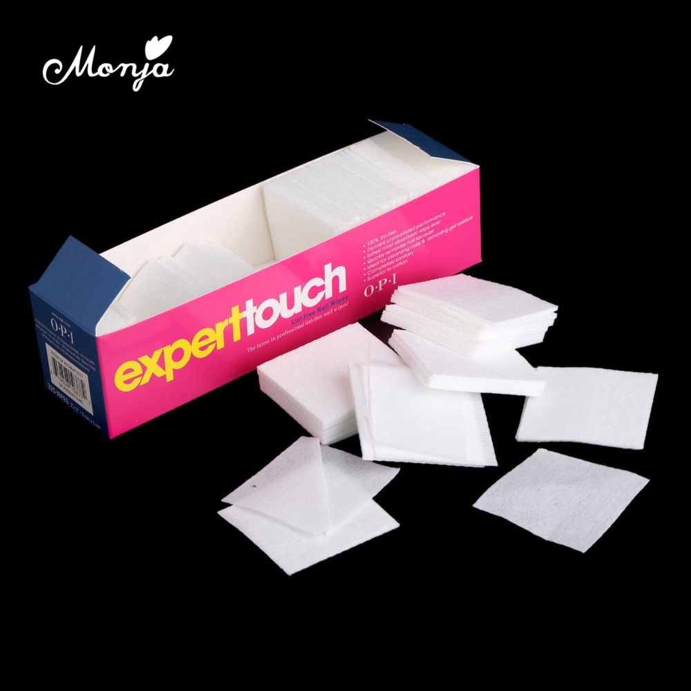 [Hàng mới về] Set 325 Miếng Cotton Monja Dùng Tẩy Sơn Móng Tay 5x5cm