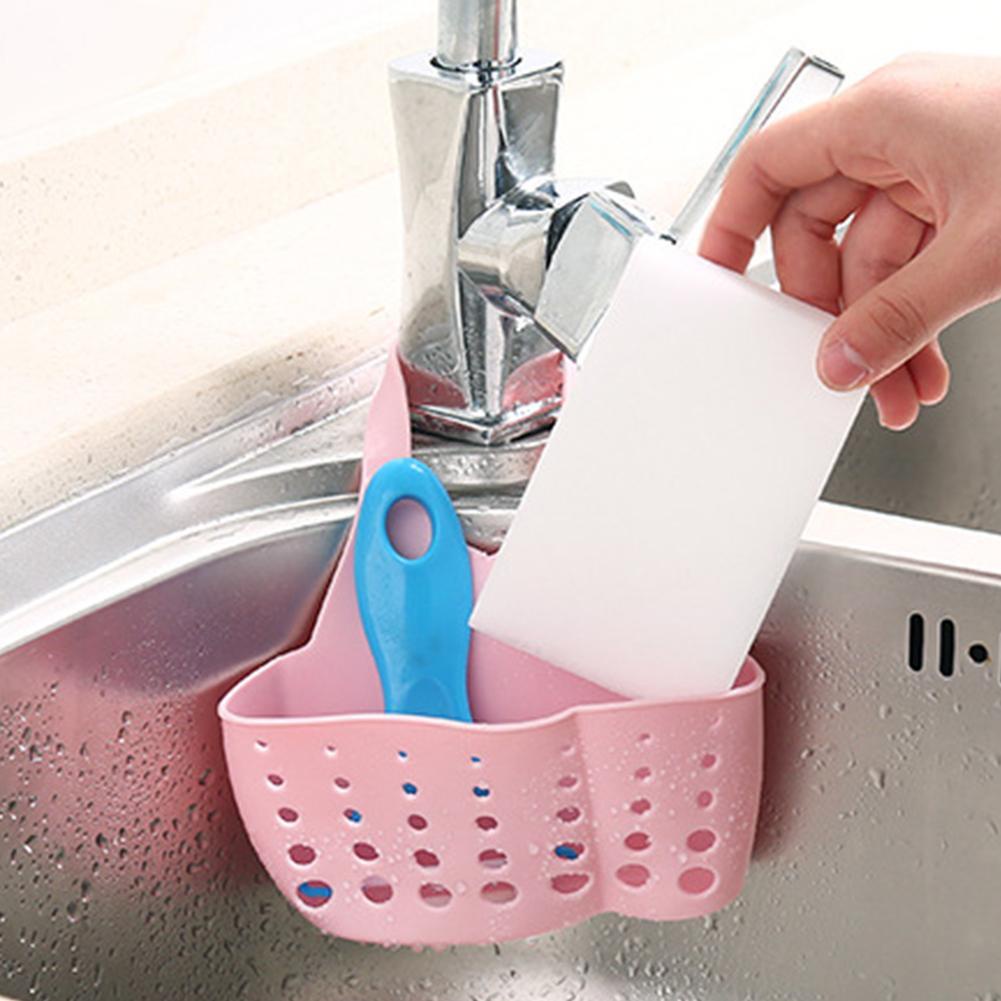 Giỏ Treo Bồn Rửa Chén Đựng Mút Rửa Chén D8C5 Tùy Chỉnh Tiện Dụng Cho Nhà Bếp