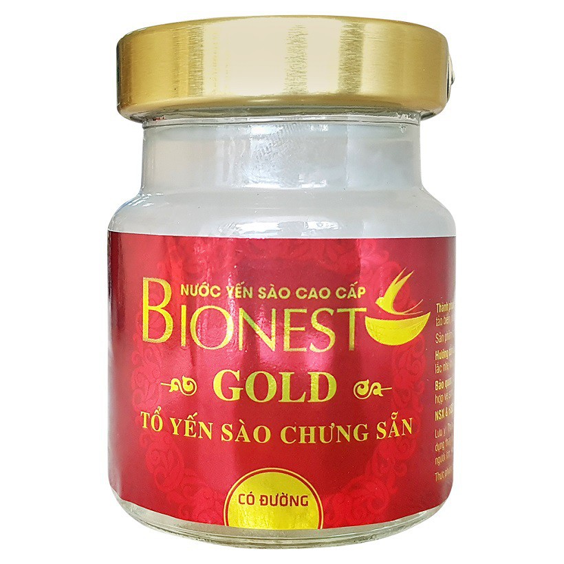 Hộp Yến sào Bionest Gold cao cấp - hộp tiết kiệm 6 lọ