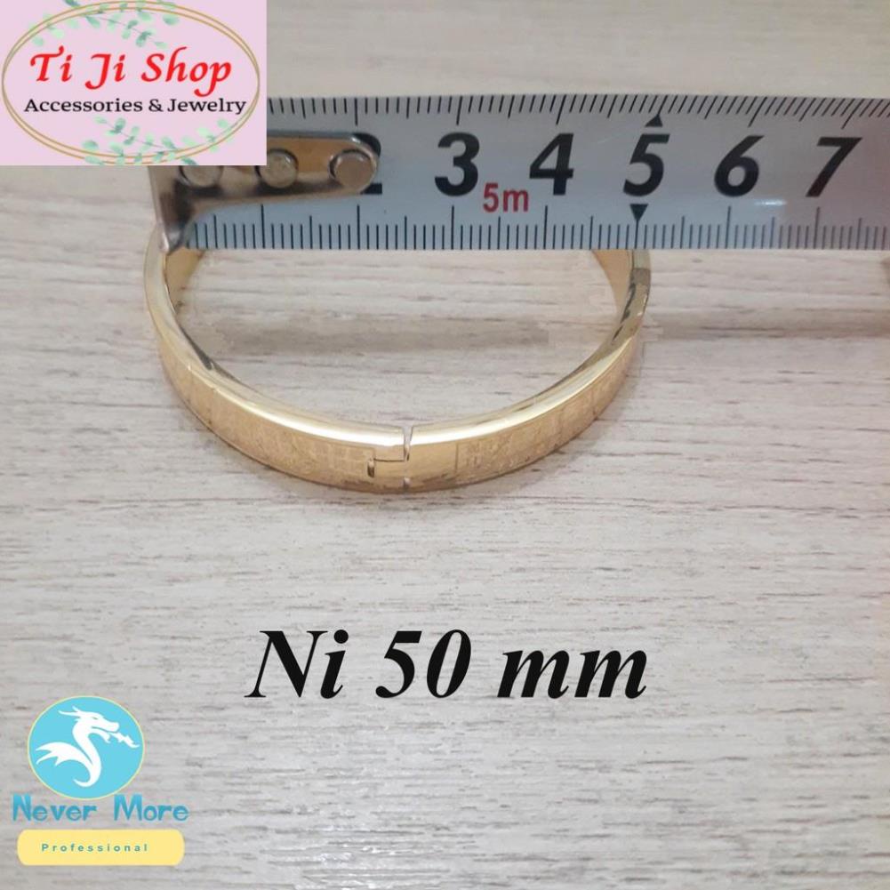 VÒNG TAY BÁT NHÃ TÂM KINH HÌNH TRÒN MÀU VÀNG - đeo tay vạn sự may