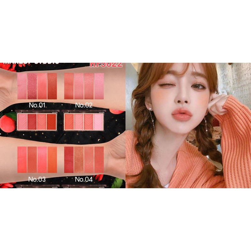 BẢNG MÁ HỒNG SIVANA COLORS ADMIRATION PRO BLUSH HF5022