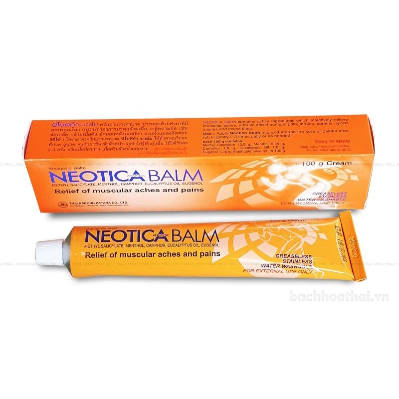 Neotica Balm xoa bóp ġiảm ƌau Thái Lan