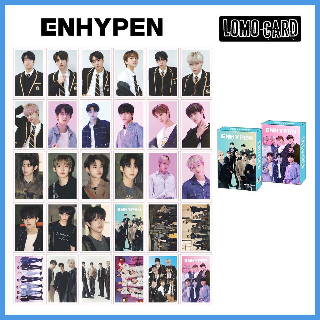 ENHYPEN TWICE Straykids TXT Album Photocard Lomo Card 30 chiếc / hộp