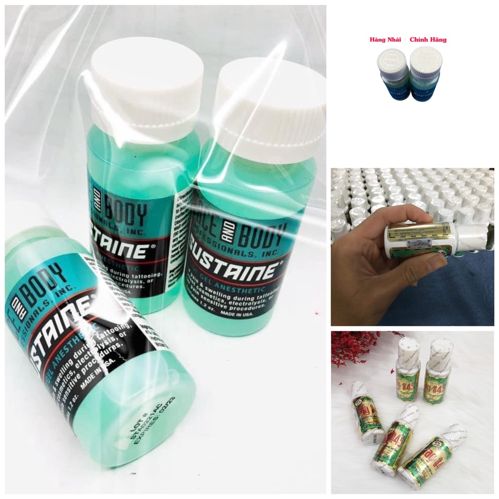 Các loại nươc xanh tag mỹ hỗ trợ trong phun xăm thẩm mỹ