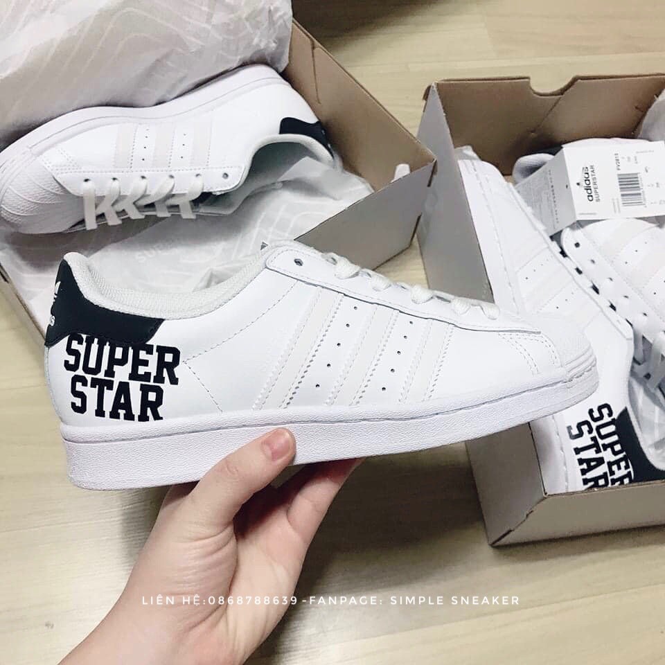 Giày Adidas Superstar Chính HãngFREESHIPAdidas Superstar Mini Logo Auth- Giày Sneaker Thể Thao Unisex- Simple Sneaker