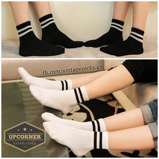 Tất vớ thể thao 2 sọc cho nữ | Set 3 đôi