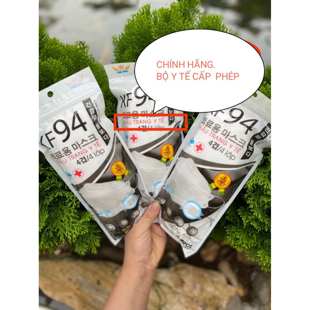 SỈ 1 THÙNG (300) CÁI KHẨU TRANG KF94 CHÍNH HÃNG LONG HƯNG