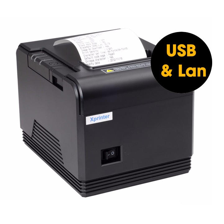 Máy in nhiệt XPrinter Q200 Cổng Lan+ USB