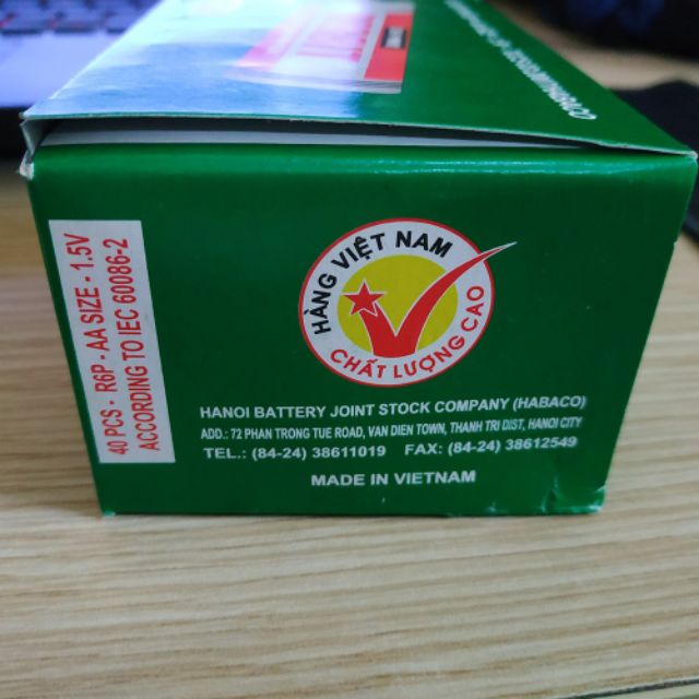 1 Vỉ- 4 Viên Pin Tiểu Lớn AA Rabit