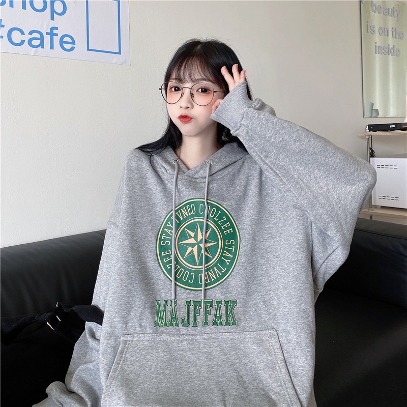 Áo Hoodie Nam Nữ Unisex Dài Tay, Áo có mũ Nỉ Bông Cổ Tròn Form Rộng 40kg-70kg Thời Trang Thu Đông Nhiều Màu - SuzaHouse | BigBuy360 - bigbuy360.vn