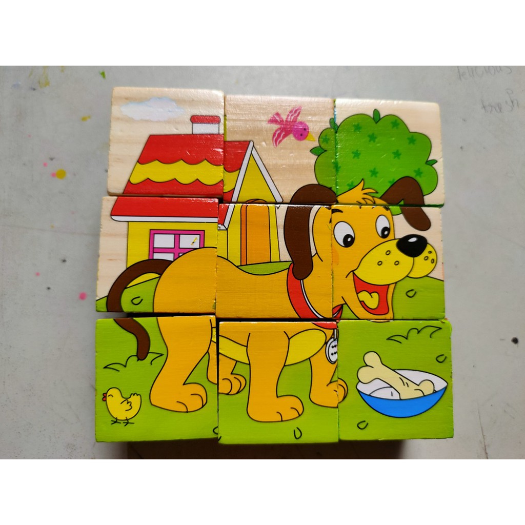 Đồ Chơi Bộ Xếp Hình Gỗ 3D Thông Minh Cho Bé [ĐỒ CHƠI TRẺ EM]