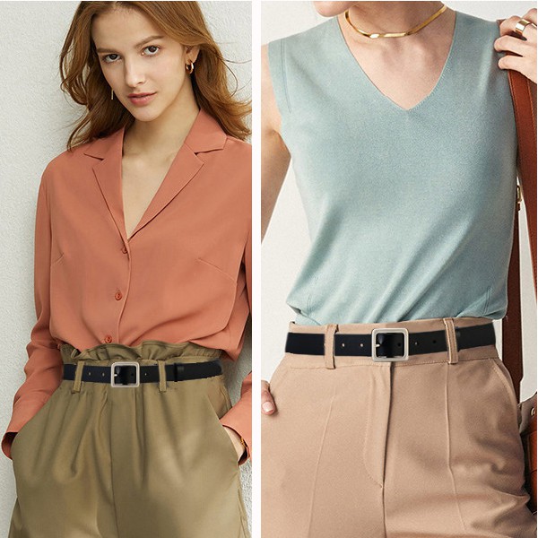 Thắt Lưng Nữ Da Bò Cao Cấp NUTUSHOP - NT256