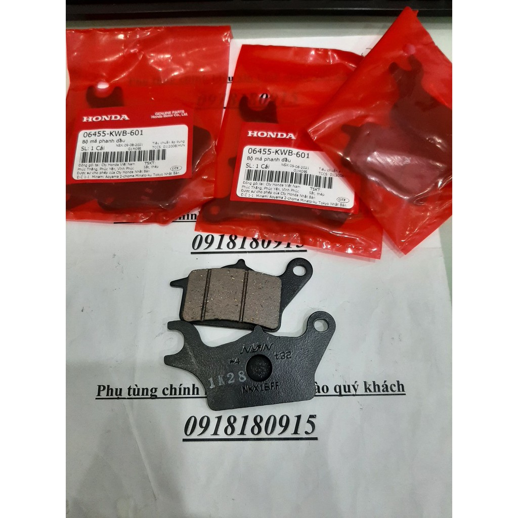 Bộ má phanh dầu Bộ má phanh trước rsx 110 rs 110 wave s 110 future x future 125 honda