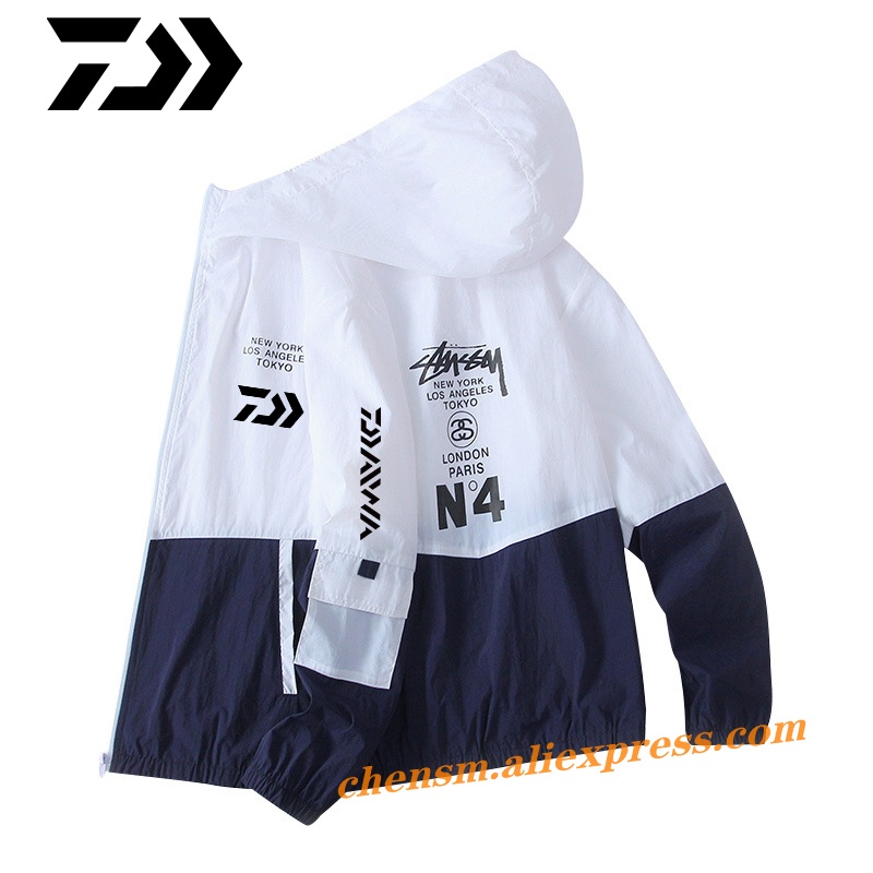 Daiwa Áo Khoác Chống Nắng Chống Thấm Nước Siêu Nhẹ Chống Gió Chất Liệu Nhanh Khô Thời Trang Cho Nam Và Nữ