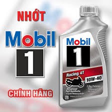 [Chính Hãng] Nhớt tổng hợp 100% Mobil 1 Racing 4T 10W40 946ml - Xe máy, mô tô PKL NKLUBE