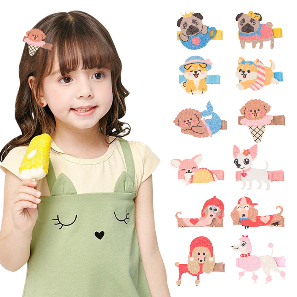 Kẹp Tóc Soffny Đính Nơ Thiết Kế Xinh Xắn Cho Bé Gái