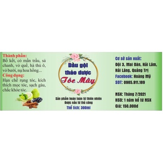 Dầu gội thảo dược Tóc Mây