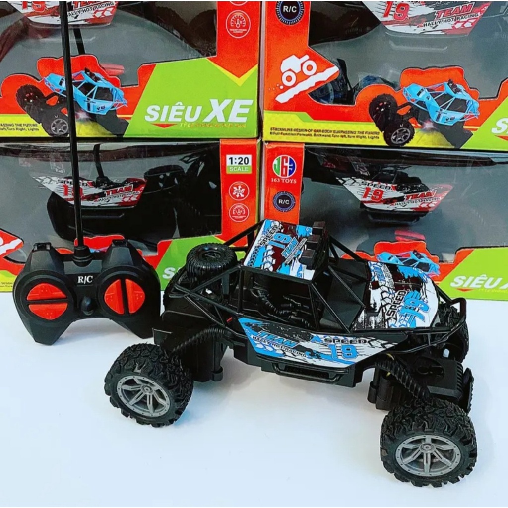 Đồ Chơi Xe Địa Hình Điều Khiển 4 CHIỀU, Siêu Xe Ô Tô Địa Hình Điều Khiển Từ Xa Như Thật 1:20