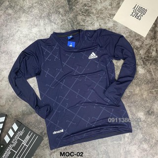 Áo thun Thể Thao Nam Dài Tay, Chất Vải Lạnh, Co Dãn Cực Mịn, Êm, Đẹp