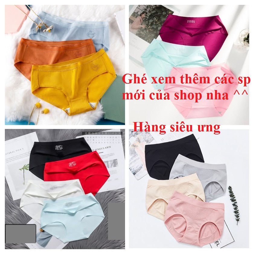 (Xả hàng) Quần lót cotton tăm tre viền ren - Được chọn màu | WebRaoVat - webraovat.net.vn