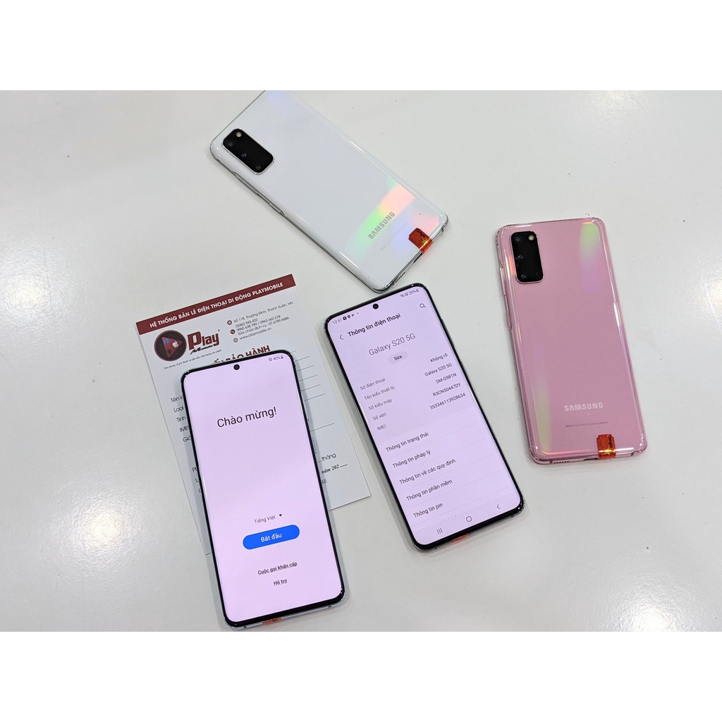 Điện thoại Samsung Galaxy S20 5G bản Hàn/Mỹ | Chip Snapdragon 865 siêu khủng | Mua tại Playmobile