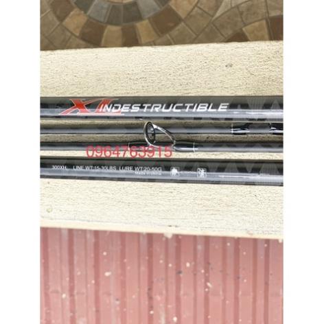 Cần CÂU SÔNG BẠO LỰC XL INDESTRUCTIBLE khoen fuji ,pass fuji chất 45g6