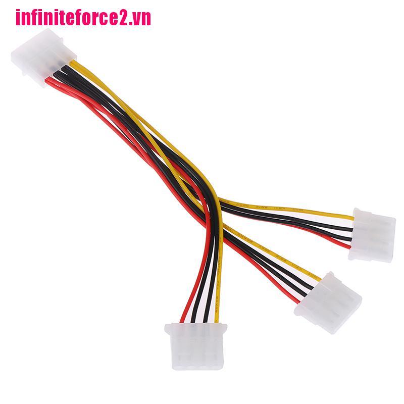 (Force) Bộ Chia Nguồn Ide 1-to-3 Molex Ide 4 Pin