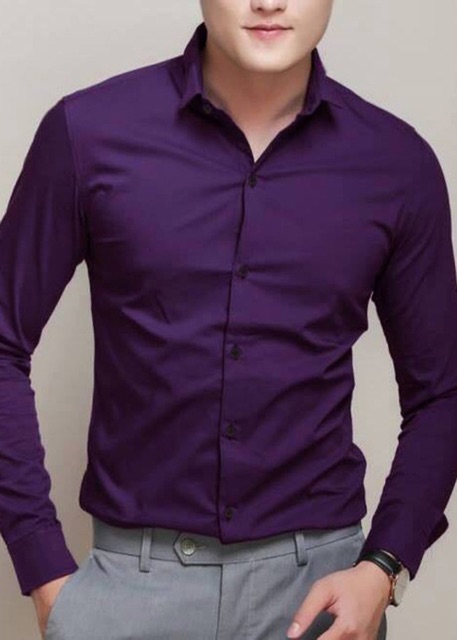 ÁoSơ Mi Dài Tay Nam Vải Lụa Cao Cấp - Chống Nhăn - Form Slimfit Cực Đẹp | BigBuy360 - bigbuy360.vn