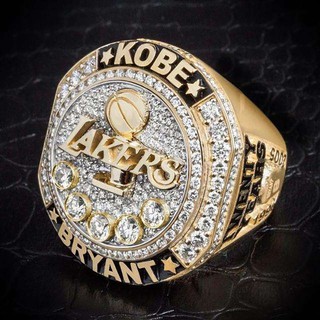 Lakers Basketball Champion Ring Personalized Men's Gold-plated Micro Ring