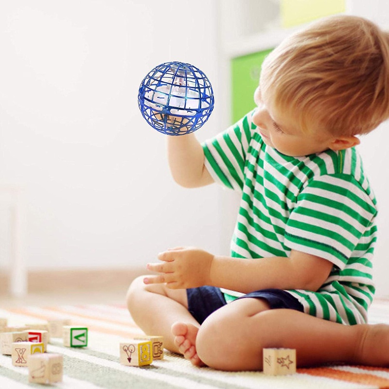 Con Quay UFO Đồ Chơi Có Đèn An Toàn Dành Cho Trẻ Em Và Người Lớn