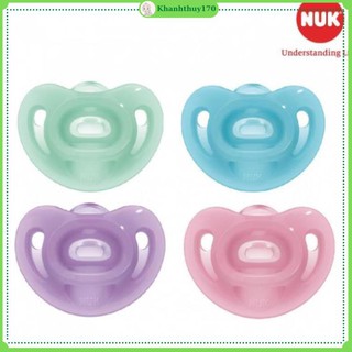 Ti giả nuk sensitive silicone 0-6m, 6-18m